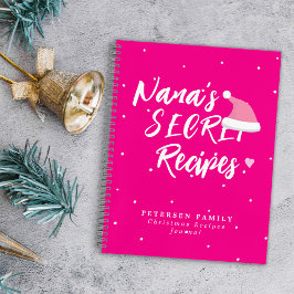 クリスマスモダンファミリーレシピ雑誌 ノートブック