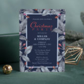 クリスマスモダンフローラ企業のクリスマスパーティー 招待状