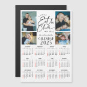 クリスマスモダンベビーフォトコラージカレンダー (正面/裏面)