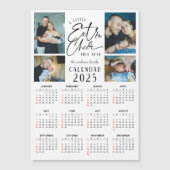 クリスマスモダンベビーフォトコラージカレンダー (正面)