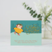 クリスマスモダンペンギン個人年次レター (スタンド正面)