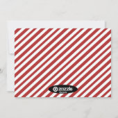 クリスマスモダンホリデーサブウェイアートフォトカード シーズンカード (裏面)