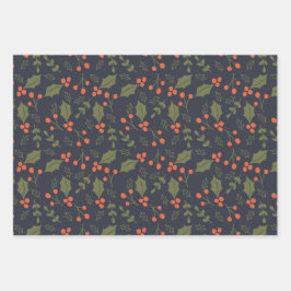 クリスマスモダンホリデーメルティング雪だるまかわいい ラッピングペーパーシート