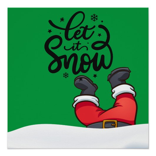 クリスマスモダンポスター ポスター (正面)