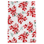 クリスマスモダンミストレ ミディアムペーパーバッグ (裏面)