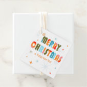 クリスマスモダンメッセージカード フェイバータグ (インサイチュ)