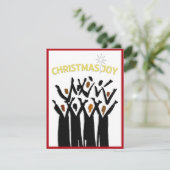 クリスマスモダン喜び シーズンカード (スタンド正面)