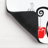 クリスマスモダン子猫 マウスパッド (コーナー)