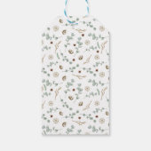 クリスマスモダン植物学 ギフトタグ (裏面)