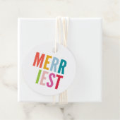 クリスマスモダン現ミニマル在カラフルメリー フェイバータグ (インサイチュ)