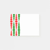 クリスマスモダン長方形 ポストイット (正面)
