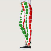 クリスマスモダン長方形 レギンス (左)