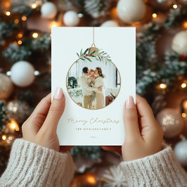 クリスマスモダン飾りメリークリスマスフォト シーズンカード