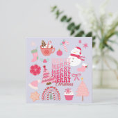 クリスマスモダン カード (スタンド正面)