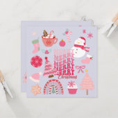 クリスマスモダン カード (正面/裏面インサイチュ)