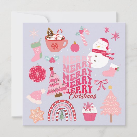 クリスマスモダン カード (正面)