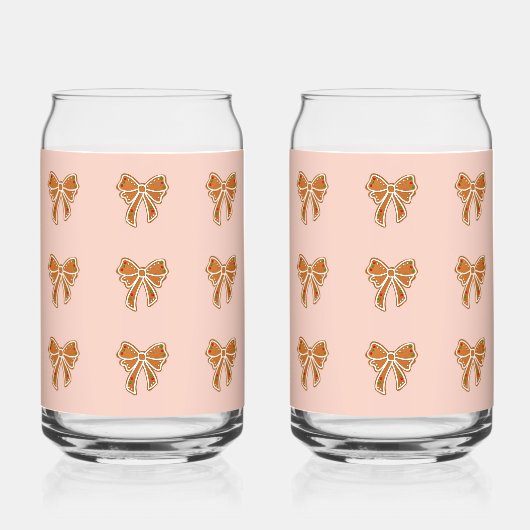 クリスマスモダン ガラス缶 (正面)