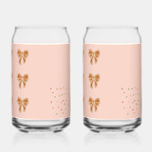 クリスマスモダン ガラス缶 (左)