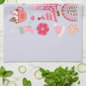 クリスマスモダン キッチンタオル (折り畳み)