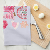 クリスマスモダン キッチンタオル (四つ折り)