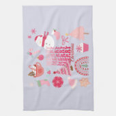 クリスマスモダン キッチンタオル (縦)