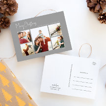 クリスマスモダン |シルバースクリプト5枚の写真