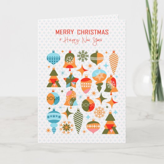 クリスマスモダン シーズンカード (正面)