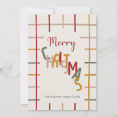 クリスマスモダン シーズンカード (正面)