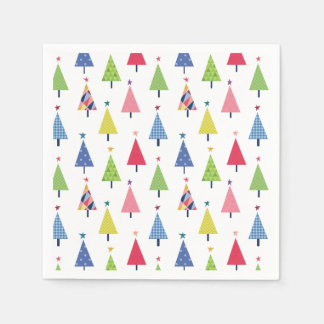 クリスマスモダン スタンダードカクテルナプキン