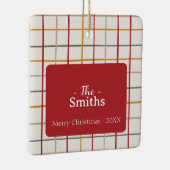 クリスマスモダン セラミックオーナメント (右)