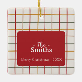 クリスマスモダン セラミックオーナメント