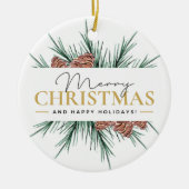 クリスマスモダン セラミックオーナメント (正面)