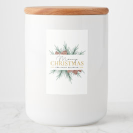 クリスマスモダン フードラベル