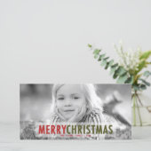 クリスマスモダン | ホリモダンデーフォトカード シーズンカード (スタンド正面)