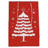 クリスマスモダン ミディアムペーパーバッグ (裏面)