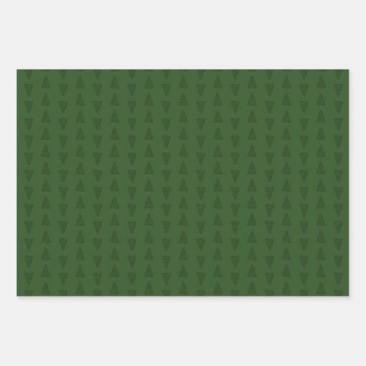 クリスマスモダン ラッピングペーパーシート (正面3)