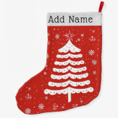 クリスマスモダン ラージクリスマスストッキング (裏面)