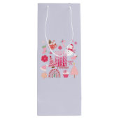 クリスマスモダン ワインギフトバッグ (裏面)