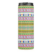 クリスマスモチーフのパターン タンブラー (裏面)