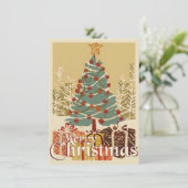 クリスマスモチーフ，クリスマスツリーの下にプレゼント付き (スタンド正面)