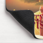 クリスマスモチーフ,クリスマスツリーの下にプレゼント付き マウスパッド (コーナー)