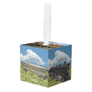 クリスマスモデル列車キューブオーナメント キューブオーナメント