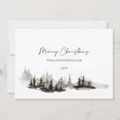 クリスマスモノクロ冬の景観事業 シーズンカード (正面)