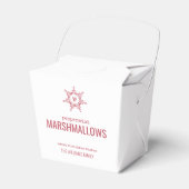 クリスマスモノグラムスノーフレーク食品ギフト特典ボックス フェイバーボックス (正面サイド)