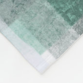 クリスマスモノグラムプレイドタータンチェックグリーンホワイトレッド フリースブランケット (角)