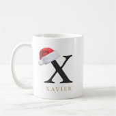 クリスマスモノグラムマグ コーヒーマグカップ (左)