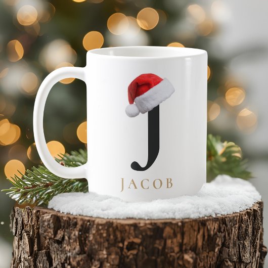 クリスマスモノグラムマグ コーヒーマグカップ