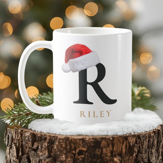クリスマスモノグラムマグ コーヒーマグカップ