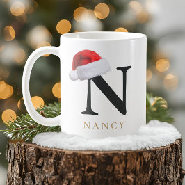 クリスマスモノグラムマグ コーヒーマグカップ