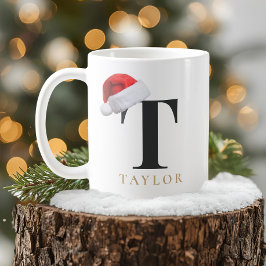 クリスマスモノグラムマグ コーヒーマグカップ